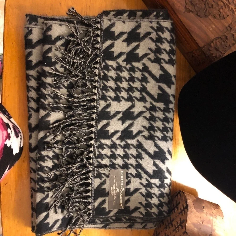 Classic Softer Than Cashmere Plaid Fringe Scarf